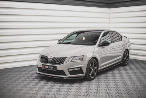 Maxton Design - FRONT SPLITTER V.3 SKODA OCTAVIA RS MK3 FACELIFT (2016-2019)