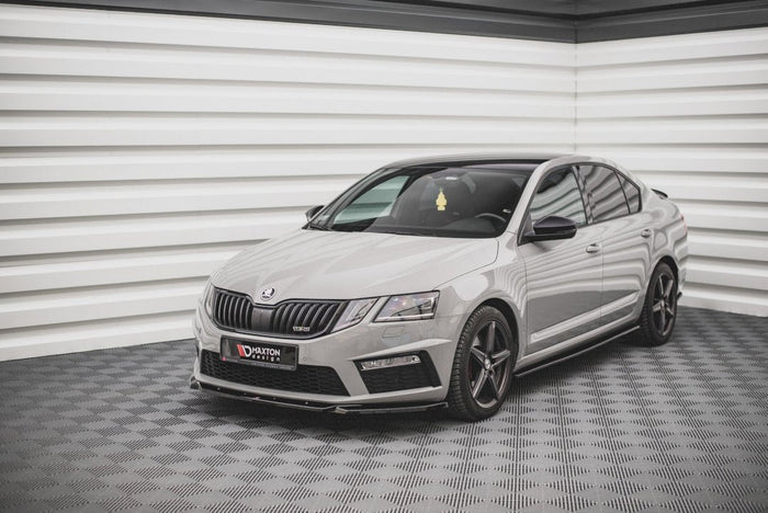 Maxton Design - FRONT SPLITTER V.3 SKODA OCTAVIA RS MK3 FACELIFT (2016-2019)
