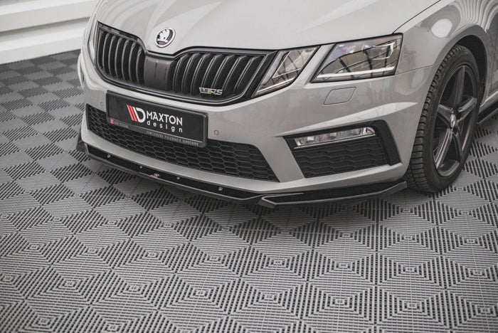 Maxton Design - FRONT SPLITTER V.3 SKODA OCTAVIA RS MK3 FACELIFT (2016-2019)