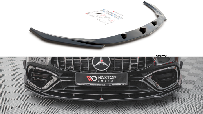 Maxton Design - FRONT SPLITTER V.1 MERCEDES-AMG CLA 45 AERO C118 (2019-)