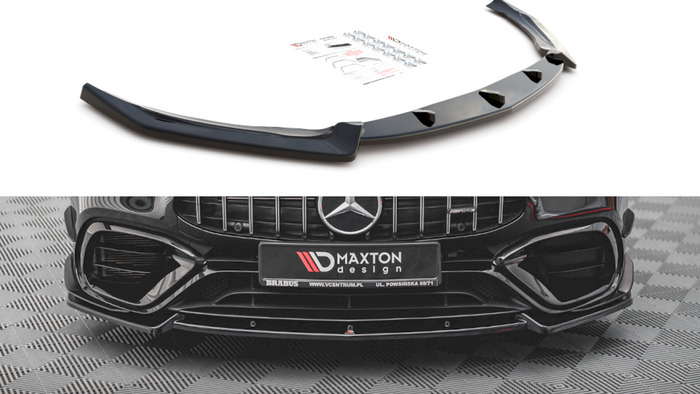 Maxton Design - FRONT SPLITTER V.2 MERCEDES-AMG CLA 45 AERO C118 (2019-)