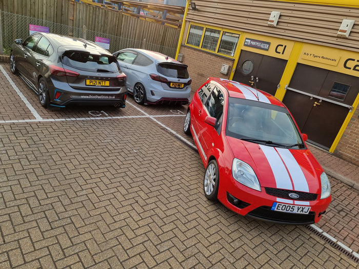 Mk6 & 6.5 Fiesta "Up and Over" Stripes