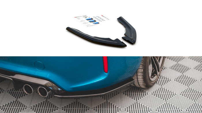 Maxton Design - REAR SIDE SPLITTERS V.3 BMW M2 F87 (2016-2020)
