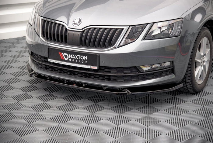 Maxton Design - FRONT SPLITTER V.1 SKODA OCTAVIA MK3 FACELIFT (2016-2020)