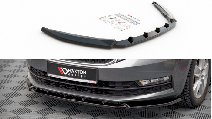 Maxton Design - FRONT SPLITTER V.1 SKODA OCTAVIA MK3 FACELIFT (2016-2020)