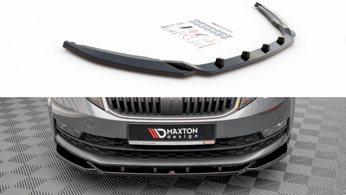 Maxton Design - FRONT SPLITTER V.2 SKODA OCTAVIA MK3 FACELIFT (2016-2020)