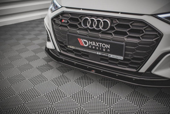 Maxton Design - FRONT SPLITTER V.1 AUDI S3 / A3 S-LINE 8Y (2020-2024)