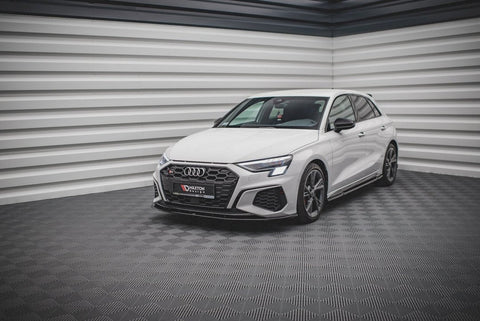 Maxton Design - FRONT SPLITTER V.1 AUDI S3 / A3 S-LINE 8Y (2020-2024)