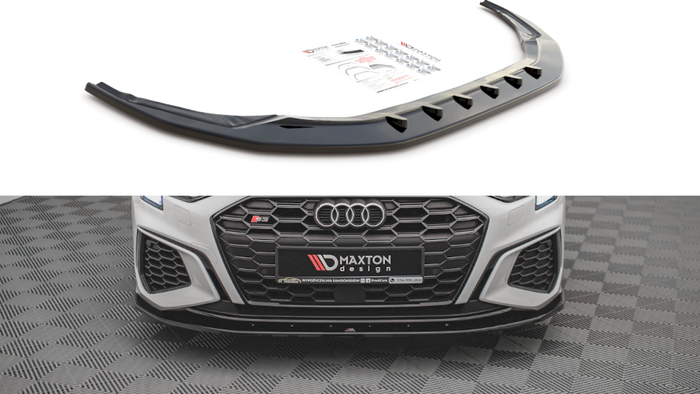 Maxton Design - FRONT SPLITTER V.1 AUDI S3 / A3 S-LINE 8Y (2020-2024)