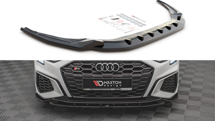 Maxton Design - FRONT SPLITTER V.2 AUDI S3 / A3 S-LINE 8Y (2020-2024)