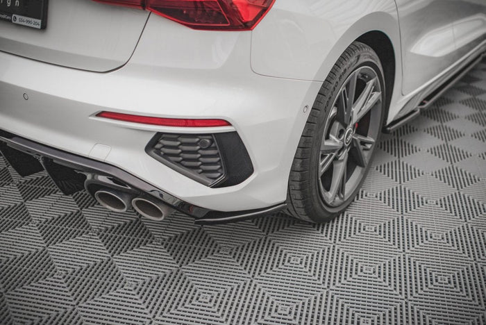 Maxton Design - Rear Side Splitters V.2 Audi S3 / A3 S-Line Sportback 8Y