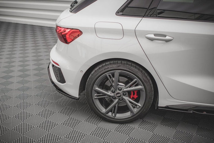 Maxton Design - Rear Side Splitters V.2 Audi S3 / A3 S-Line Sportback 8Y