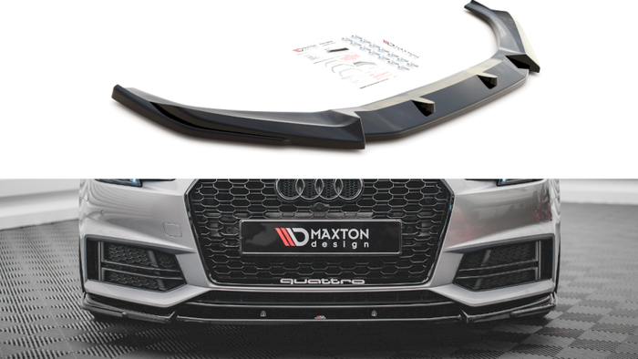Maxton Design - FRONT SPLITTER V.3 AUDI S4 / A4 S-LINE B9