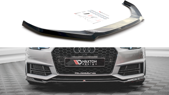 Maxton Design - FRONT SPLITTER V.4 AUDI S4 / A4 S-LINE B9 (2015-2019)
