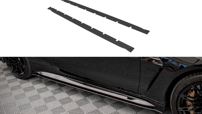Maxton Design - STREET PRO SIDE SKIRTS DIFFUSERS BMW M4 G82 (2021-)