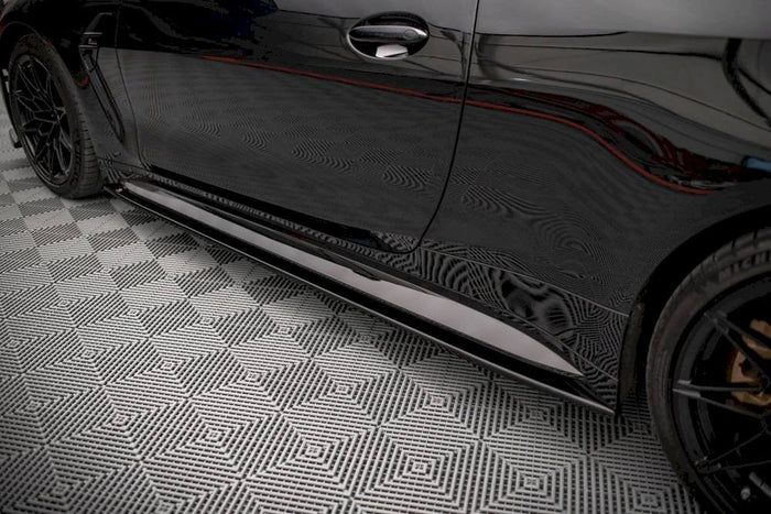 Maxton Design - Side Skirt Diffusers V.2 BMW M4 G82 / G82 Facelift