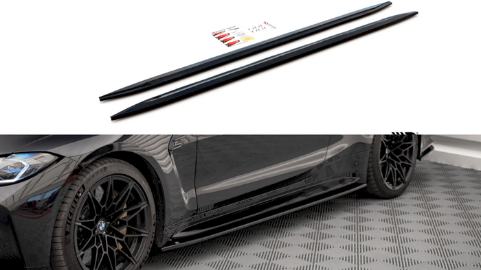 Maxton Design - Side Skirt Diffusers V.2 BMW M4 G82 / G82 Facelift