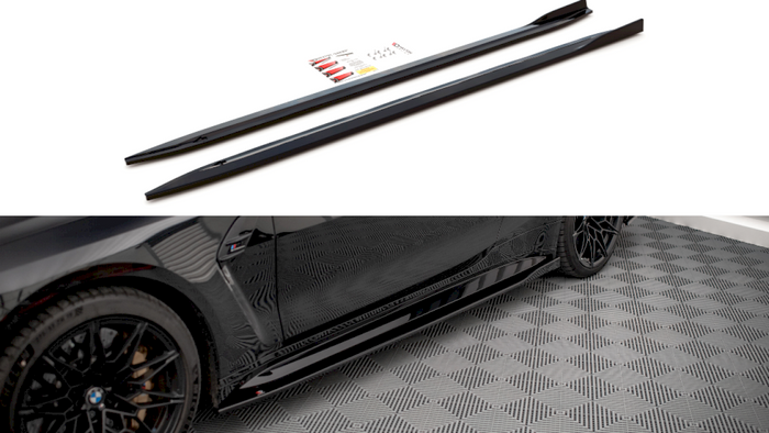 Maxton Design - Side Skirt Diffusers V.1 BMW M4 G82 / G82 Facelift