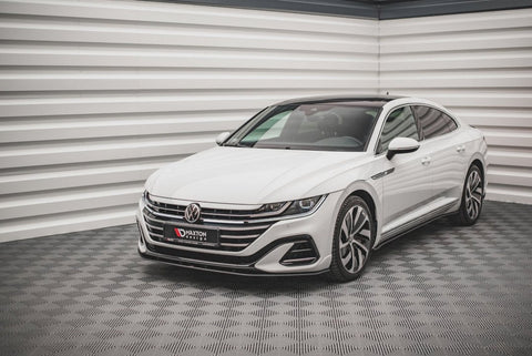Maxton Design - Street PRO Front Splitter Volkswagen Arteon Sedan / Shooting Brake R-Line Mk1 Facelift