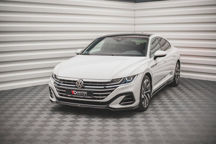 Maxton Design - Front Splitter V.3 Volkswagen Arteon R-Line Sedan / Shooting Brake Mk1 Facelift