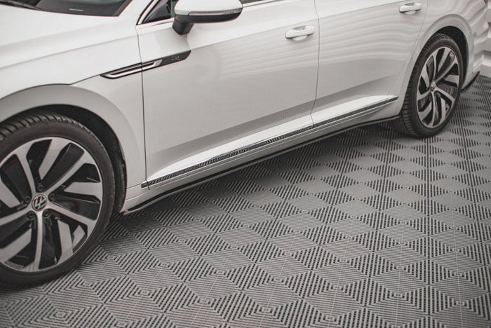 Maxton Design - Street PRO Side Skirt Diffusers V.1 Volkswagen Arteon R/ R-Line Sedan / Shooting Brake Mk1 Facelift