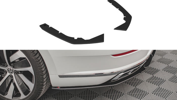 Maxton Design - Street PRO Rear Side Splitters Volkswagen Arteon Sedan / Shooting Brake R-Line Mk1 Facelift