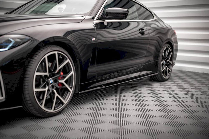 Maxton Design - Side Skirts Diffusers V.1 BMW 4 M-Pack / M440i G22 / G23 / G22 Facelift / G23 Facelift