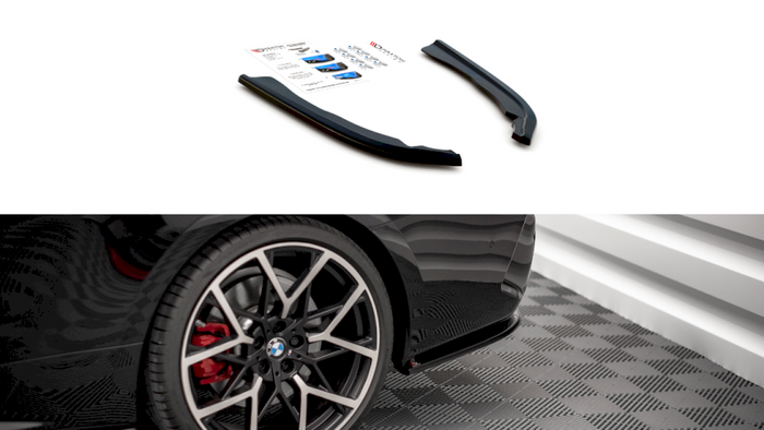 Maxton Design - REAR SIDE SPLITTERS V.1 BMW 4 M-PACK G22 (2020-)