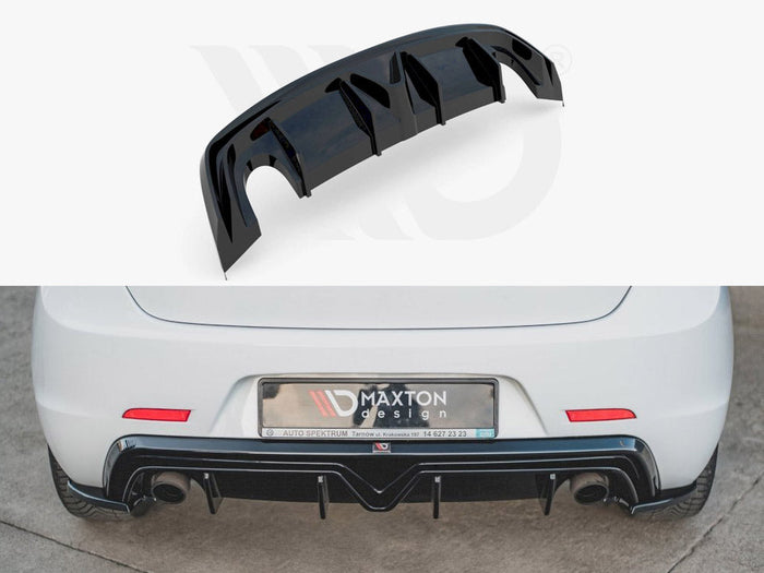 Maxton Design - REAR VALANCE ALFA ROMEO GIULIETTA FACELIFT (EXHAUST ON BOTH SIDES VERSION) (2016-2020)