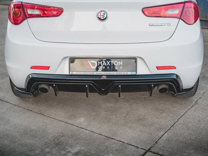 Maxton Design - REAR VALANCE ALFA ROMEO GIULIETTA FACELIFT (EXHAUST ON BOTH SIDES VERSION) (2016-2020)