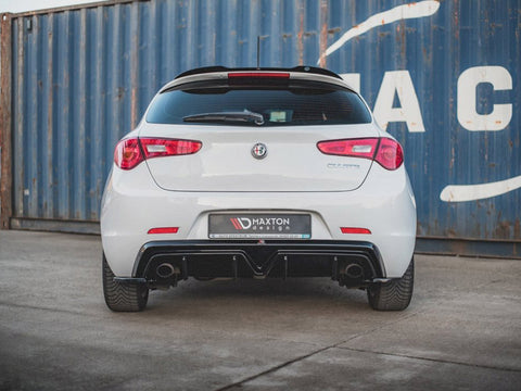 Maxton Design - REAR VALANCE ALFA ROMEO GIULIETTA FACELIFT (EXHAUST ON BOTH SIDES VERSION) (2016-2020)