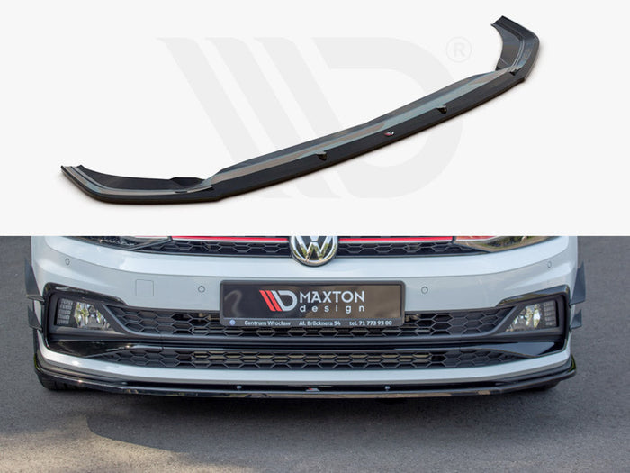 Maxton Design - Front Splitter V.1 Volkswagen Polo GTI / R-Line Mk6 (2017-2021)