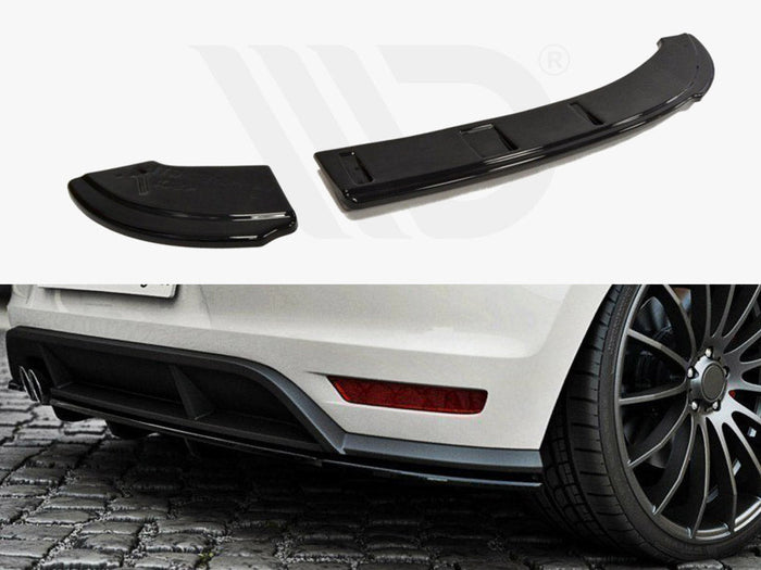Maxton Design - Rear Splitter (Vertical Bars) Volkswagen Polo GTI Mk5 Facelift (2014-2017)