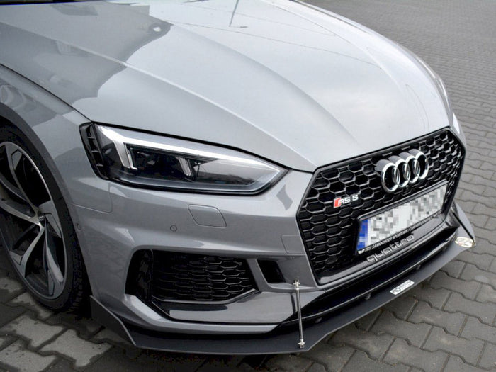 Maxton Design - RACING FRONT SPLITTER V.2 AUDI RS5 F5 COUPE / SPORTBACK