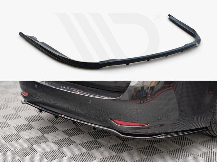 Maxton Design - CENTRAL REAR SPLITTER (VERTICAL BARS) TOYOTA AVENSIS MK3.5 (2015-2018)