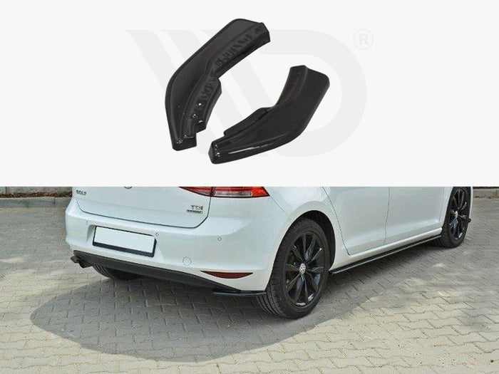Maxton Design - REAR SIDE SPLITTERS VW GOLF MK7 STANDARD (2012-2016)