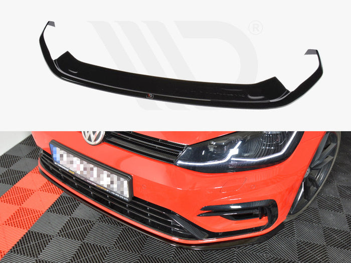 Maxton Design - FRONT SPLITTER V.7 VW GOLF 7 R / R-LINE FACELIFT