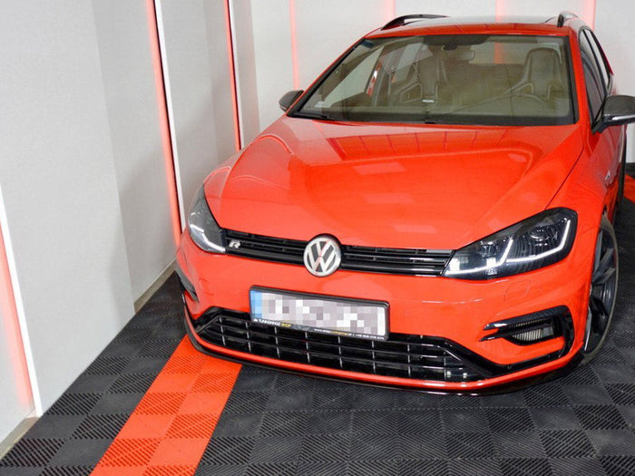 Maxton Design - FRONT SPLITTER V.7 VW GOLF 7 R / R-LINE FACELIFT