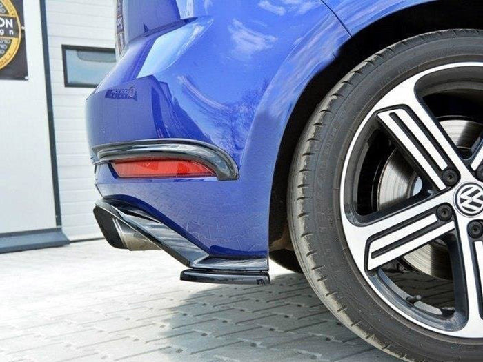 Rear Side Splitters Volkswagen Golf Hatchback R / R-Line Mk7 Facelift