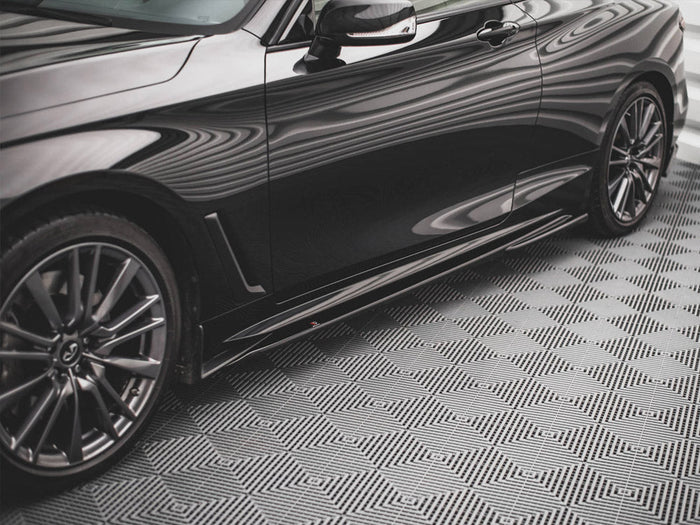 Maxton Design - SIDE SKIRTS DIFFUSERS INFINITI Q60 S MK2 (2017-)