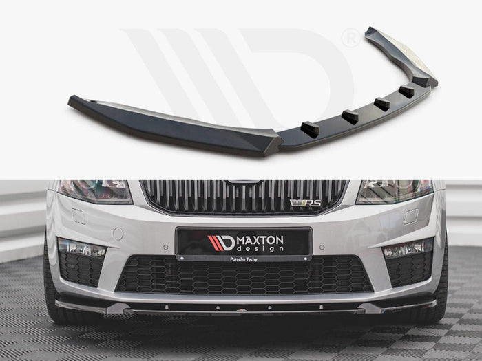 Maxton Design - FRONT SPLITTER V.3 SKODA OCTAVIA RS MK3 (2013-2016)