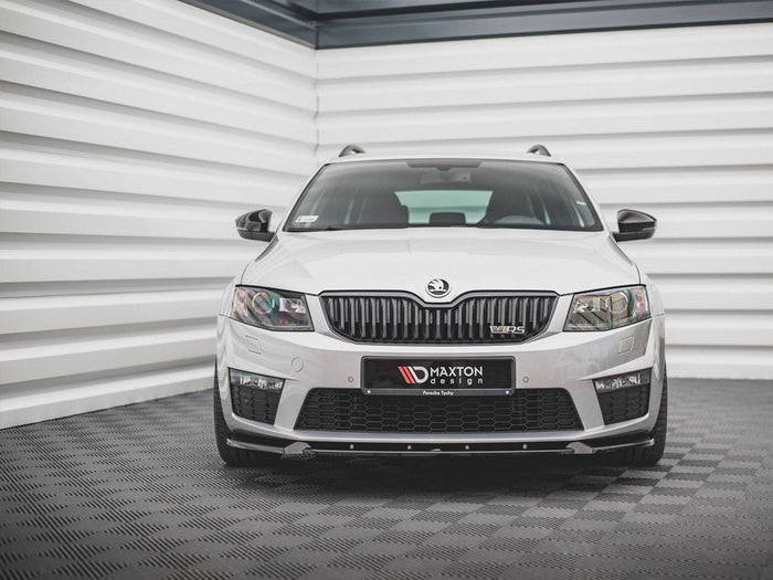 Maxton Design - FRONT SPLITTER V.3 SKODA OCTAVIA RS MK3 (2013-2016)