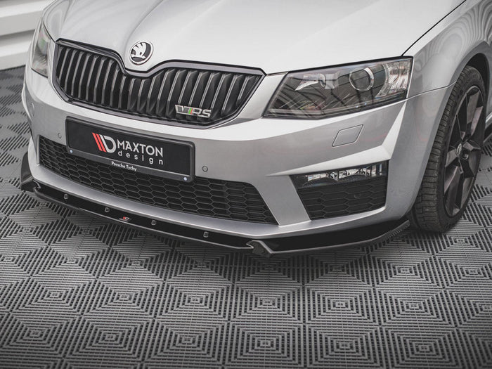 Maxton Design - FRONT SPLITTER V.3 SKODA OCTAVIA RS MK3 (2013-2016)
