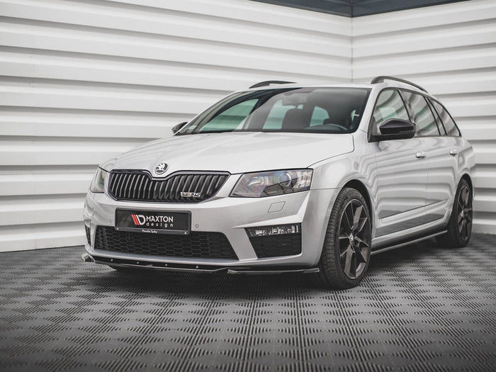 Maxton Design - FRONT SPLITTER V.4 SKODA OCTAVIA RS MK3 (2013-2016)