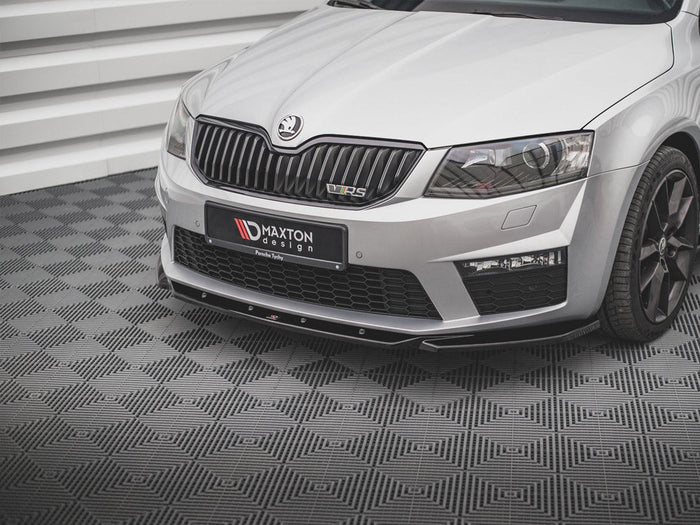 Maxton Design - FRONT SPLITTER V.4 SKODA OCTAVIA RS MK3 (2013-2016)