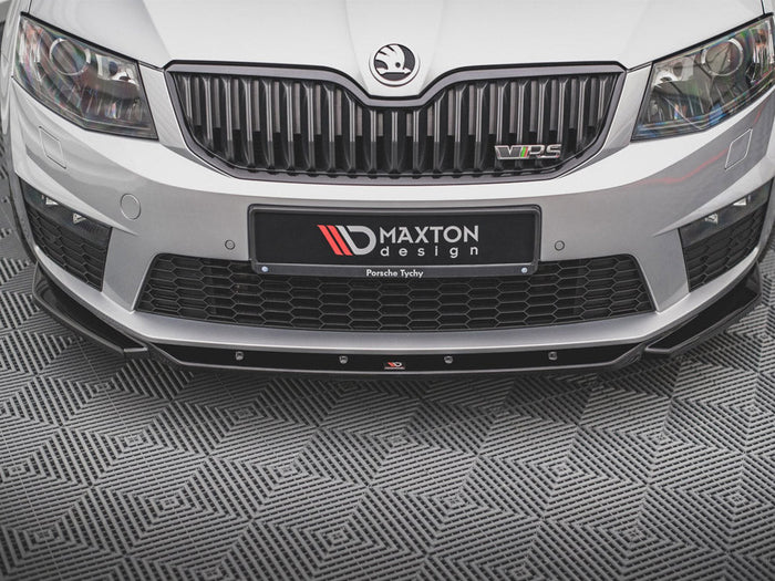 Maxton Design - FRONT SPLITTER V.4 SKODA OCTAVIA RS MK3 (2013-2016)