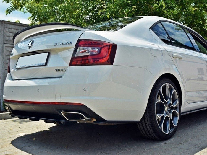 Maxton Design - CENTRAL REAR SPLITTER SKODA OCTAVIA VRS MK3/ MK3.5 HATCHBACK/ ESTATE