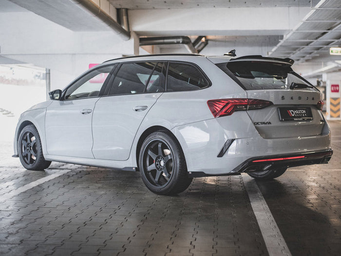 Maxton Design - Side Skirt Diffusers V.2 Skoda Octavia RS Liftback / Estate Mk4