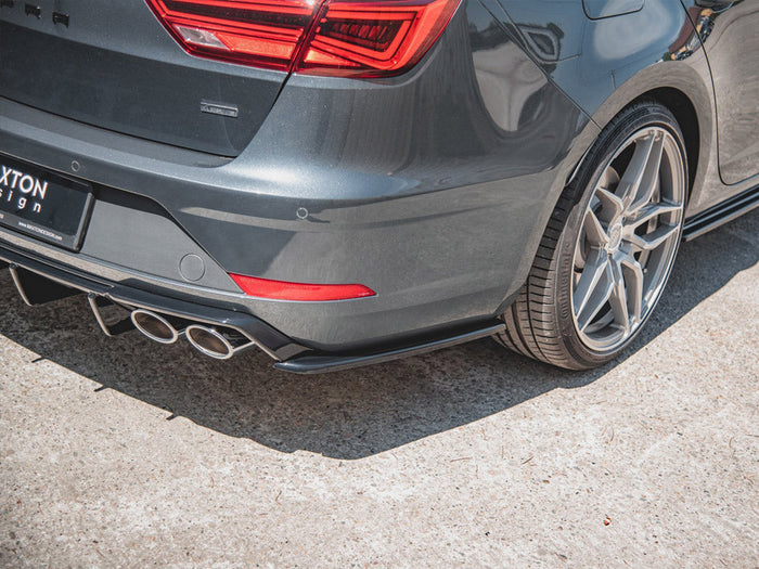Maxton Design - Rear Side Splitters V.2 Seat Leon Cupra Mk3 FL Sportstourer