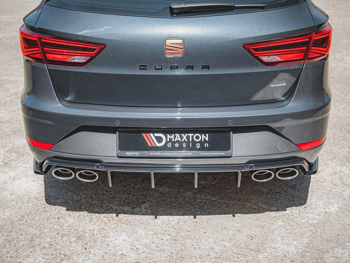 Maxton Design - Rear Side Splitters V.2 Seat Leon Cupra Mk3 FL Sportstourer